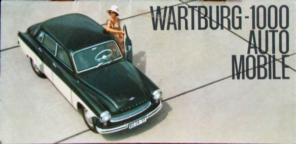 Wartburg 1000 Automobile Modelprogram 1964 Carbrochure (7123)
